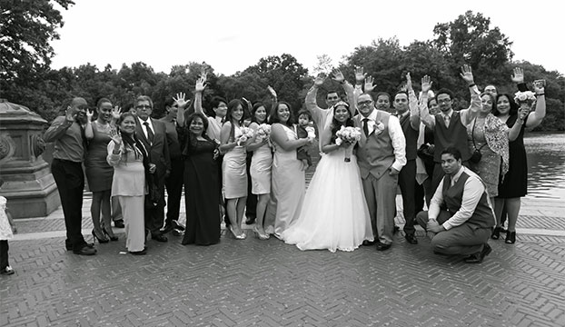 Bethesda Fountain  NY Central Park Wedding Ceremony